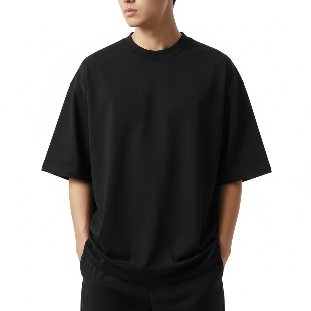 تيشرت أوفرسايز قطن سميك