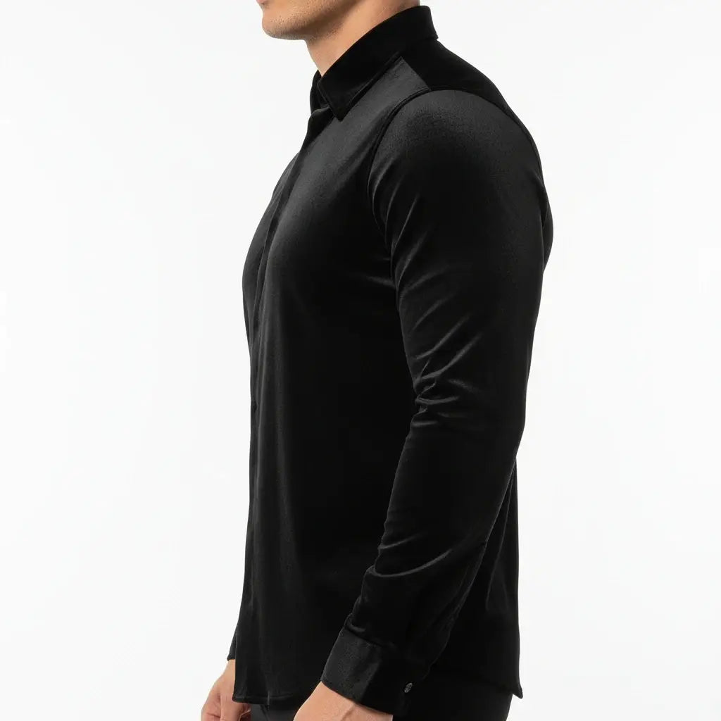 قميص مخملي ناعم