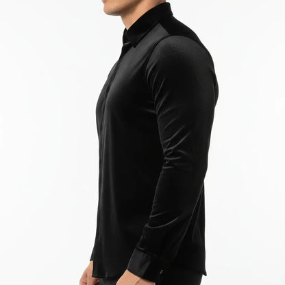 قميص مخملي ناعم