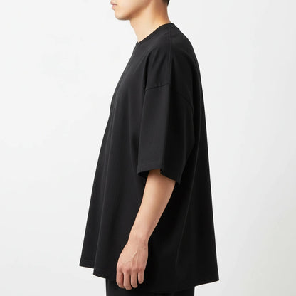 تيشرت أوفرسايز قطن سميك